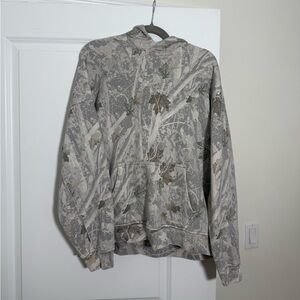 Abercrombie White Camo Sweatshirt